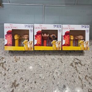 Disney The Lion‎ King PEZ Candy Dispensers Set of 3 New